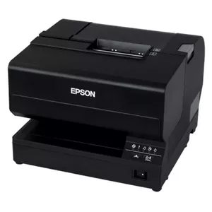 POS-принтер Epson TM-J7700(301) струйный черный 98 мм/с, бумага 58–83 мм, бланк макс 230×297 мм, USB Type-B, Ethernet, резак 1,5 млн, MTBF 180000 ч