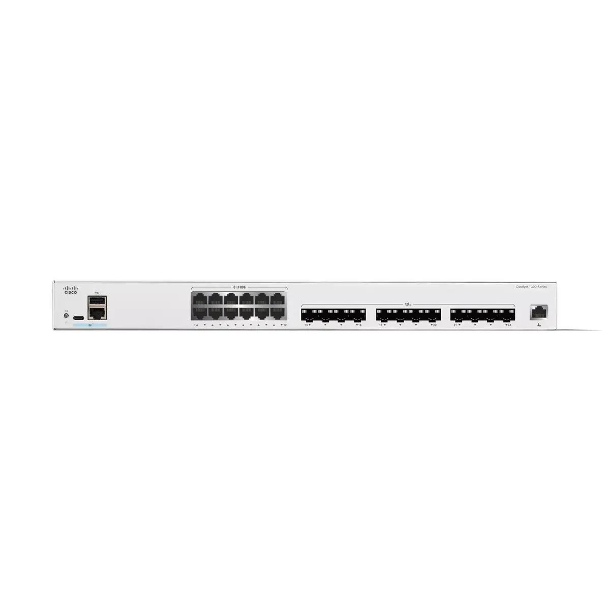 Pārvaldāms slēdzis Cisco Catalyst 1300-24FP-4X Photo 2