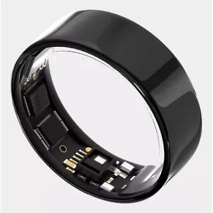 Smart ring Ultrahuman Ring Air size 11 — Aster Air Black, PPG SpO2, USB-C, 6-day battery, 8.1 mm width