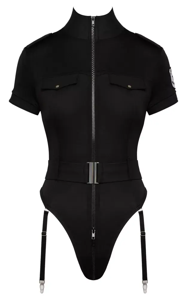 Боди Cottelli Collection XL Black Police Photo 7