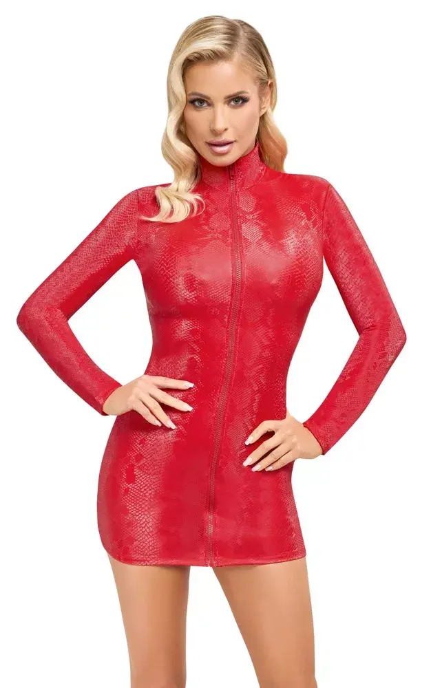 Платье Cottelli Collection 27188203021 красный змеиный, размер S Photo 3