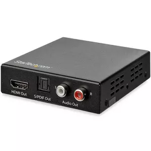 StarTech.com 4K HDMI Audio Extractor Черный 4K 60Hz 5.1 Каналов