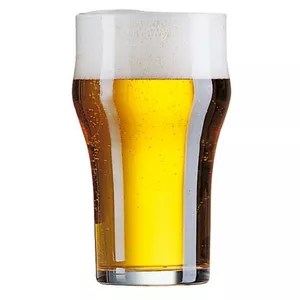 Beer glass Arcoroc NONIC FR0143740 — 340 ml toughened stackable nonic design