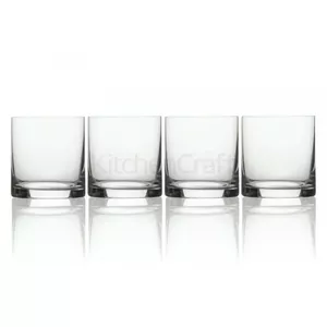 Crystal glass set MIKASA JULIE — 443 ml drinking glasses, set of 4, lead-free crystal, dishwasher safe