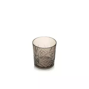 Drinking glass DEPA CHARISMA 325 ml transparent gray — reusable acrylic glass
