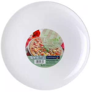 Fish plate Luminarc FRIENDS TIME PICAS 32 cm porcelain Opal, microwave and dishwasher safe, tempered