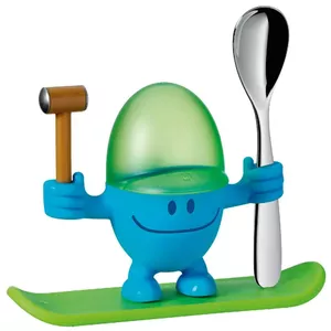 Egg cup WMF 0616687620, synthetic, blue/green, 54×54×110 mm