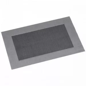 Serving tray KESPER DE7677673 43×29 cm silver PVC plastic