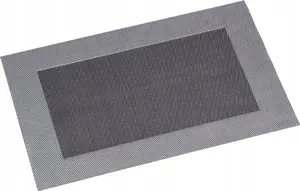 Serving tray KESPER DE7677673 43×29 cm silver PVC plastic