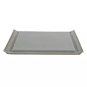 Dinner / Steak Plate Porland SEASONS 32 cm Dark Grey, porcelain, oven & microwave safe