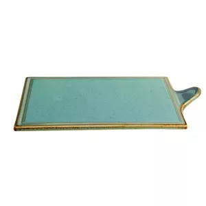 Ceramic dinner plate Porland SEASONS TURQUOISE 29 cm – machine washable, oven & microwave safe
