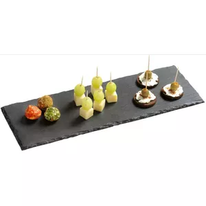 Serving plate KESPER DE7638123 rectangular slate 38×13×0.7 cm