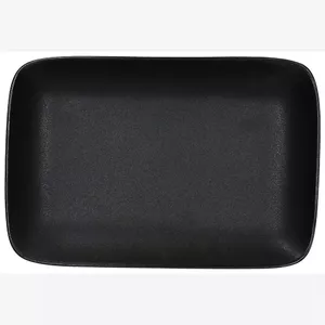 Deep Plate Tognana IT64JP101260779 27.5×13.5 cm Black Matte Ceramic