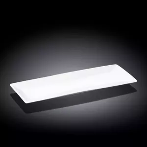 Serving platter Wilmax GB75WL-992015A 30.5×12 cm porcelain flat white