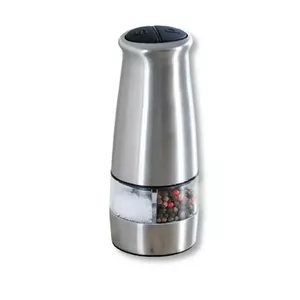 Wall-mounted electric double sconce KESPER DE7613720, 17.5 cm height, stainless steel and acrylic