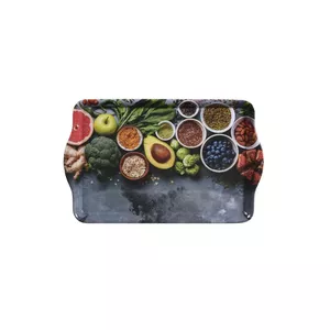 Tray KESPER DE7677330 39×24×3.5 cm melamine tray with vegetable pattern
