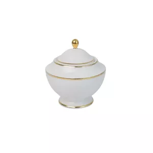 Sugar bowl Quality Ceramic PRIMA GOLD TH04402801, ceramic, 250 ml