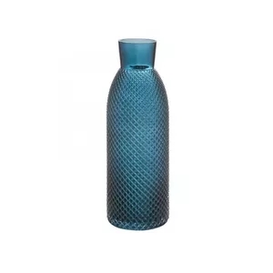 Glass vase WMF STYLE LIGHTS D14 cm H40.5 cm blue tinted