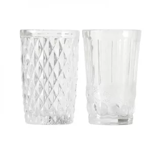Drinking glass Boltze AURORA transparent clear glass 300 ml