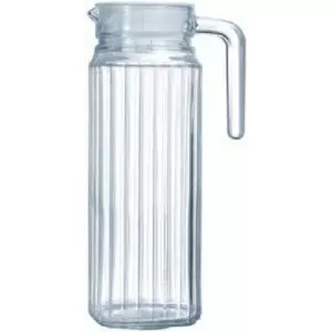 Glass pitcher Luminarc QUADRO 1.1 L with lid — 1.1 L capacity, glass jug