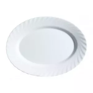 Dinner plate Luminarc TRIANON oval tempered glass 29 cm