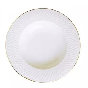 Serving plate Quality Ceramic Fish plate E Clat Gold Zupas, 23 cm, ceramic, porcelain