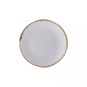 Porland porcelain dinner plate Seasons 18 cm, grey — 18×2 cm, oven & microwave safe