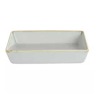 Rectangular plate Porland TR1204ALM002058 Grey 13×10 cm porcelain