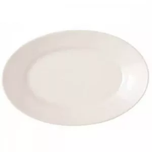 Porland oval porcelain serving plate TR1204A, 30 cm