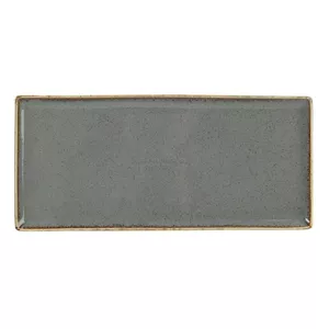 Rectangular Porland porcelain plate 36×15 cm Dark Grey TR1204ALM002482