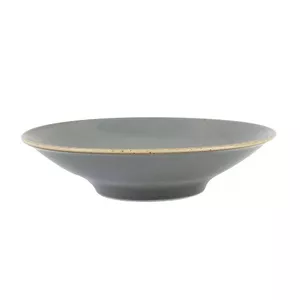 Deep plate Porland SEASONS TR1204ALM002458 26 cm, porcelain, dark grey