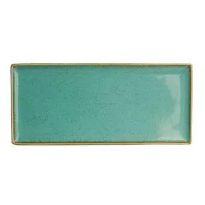 Rectangular porcelain plate Porland TR1204ALM001592 36×15 cm, machine washable, oven & microwave safe