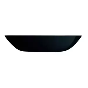 Dinner bowl Luminarc Diwali Black 20 cm, tempered glass, microwave & dishwasher safe, thermal shock resistant