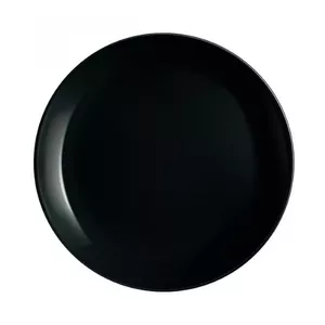 Glass fish-shaped serving plate Luminarc Black Desert 19 cm, tempered glass, microwave and dishwasher safe