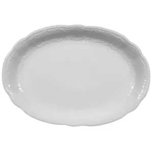 Porcelain serving dish Seltmann Weiden Salzburg UNI 38 cm oval