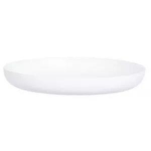 Deep plate Luminarc FRIENDS TIME 25 cm white porcelain, Opal, dishwasher- and microwave-safe