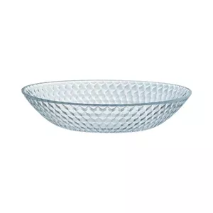 Shallow Soup Plate Luminarc PAMPILLE 20 cm, ceramic-style tempered glass bowl