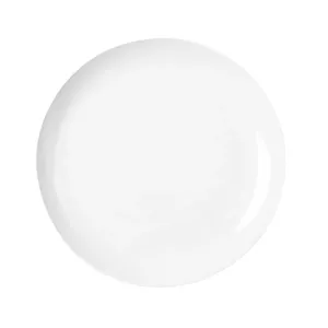 Porcelain Rolled Rim Plate Wilmax GB75WL-991013A 20 cm, microwave and oven safe to 300°C, dishwasher safe