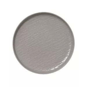 Porcelain fish plate WAS D19 cm — Gray, 19 cm diameter