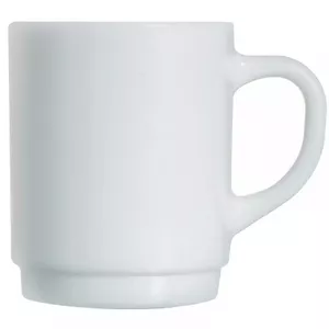 Glass mug Arcoroc BALTS REST 25 cl – Arcoroc stackable beverage mug, opaques glass, 250 ml capacity