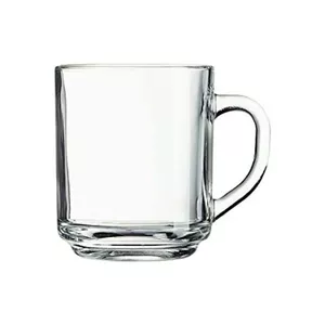 Glass stackable mug Arcoroc E7104 25 cl — tempered transparent, stackable design