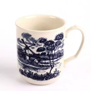 Mug Claytan MY01185B/K 320 ml Blue — ceramic breakfast cup