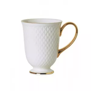 Ceramic drinking mug Quality Ceramic TH04IP3323, 340 ml, porcelain, dishwasher & microwave safe (no metallic decor)