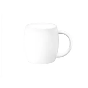 Porcelain mug Wilmax GB75WL-993086A 400 ml, white porcelain, microwave and dishwasher safe