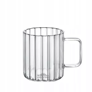 Thermostatic glass mug Wilmax GB75WL-888618A 550 ml, heat-resistant glass, dishwasher-safe