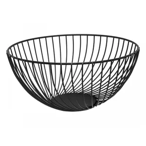 Augļu bļoda MPL Consulting PL4123494156 — 25 cm, melna