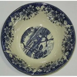 Ceramic bowl Claytan MY01185B/BM, 15.7 cm diameter, blue