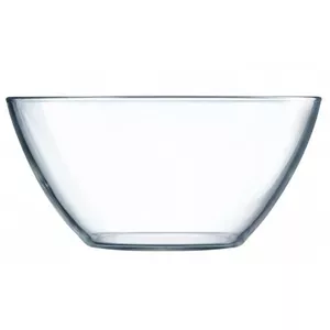 Glass Bowl Arcoroc COSMOS 23 cm 2.6 L — tempered glass, dishwasher-safe, oven-safe up to 110°C
