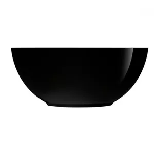 Glass serving bowl Luminarc Diwali Black 18 cm 1 L – tempered glass, microwave- and dishwasher-safe