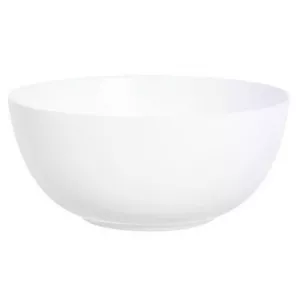 Dining bowl Luminarc DIWALI WHITE 26 cm, porcelain, round
